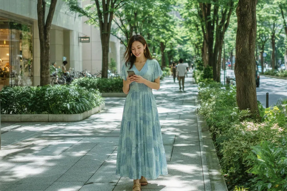 旅先にも日常にも。大人の女性に選ばれる一着