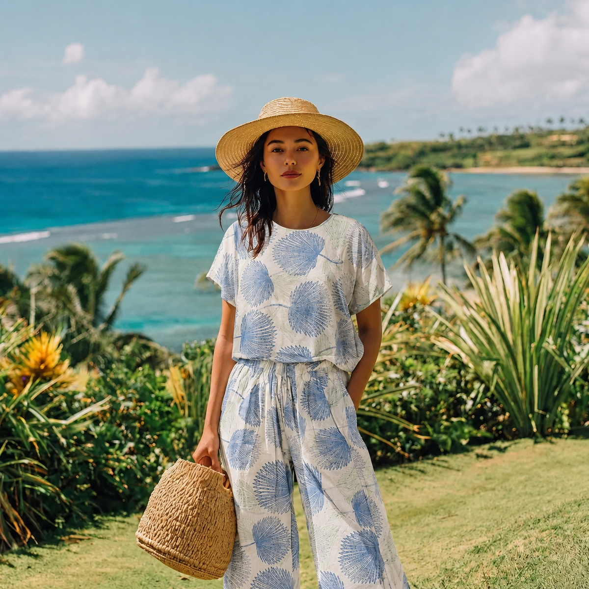 Palm Leaf Resort Pants