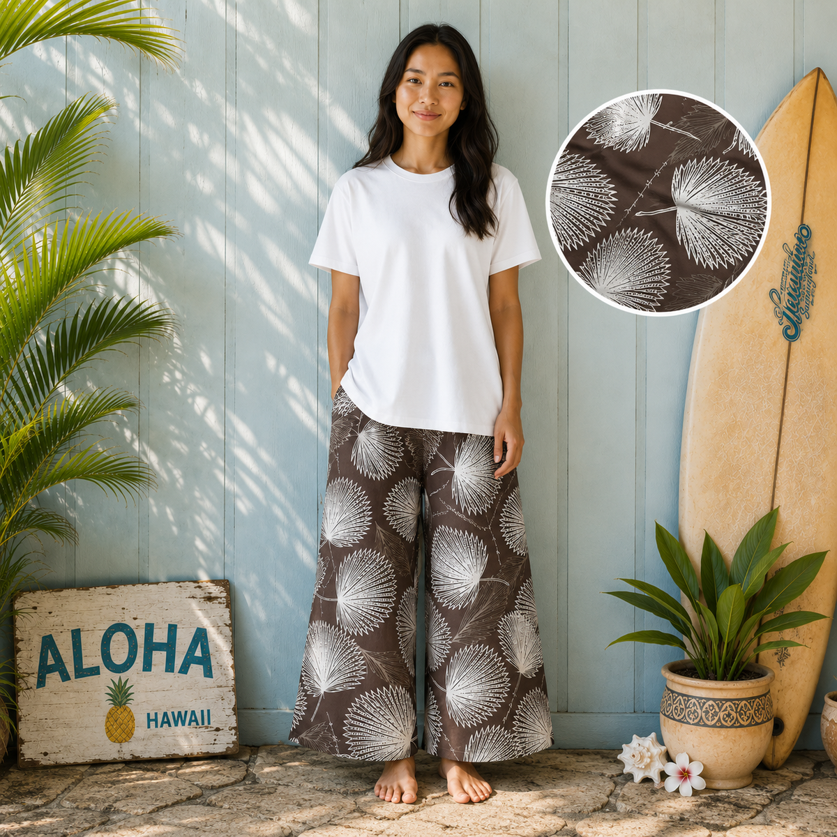 Palm Leaf Resort Pants