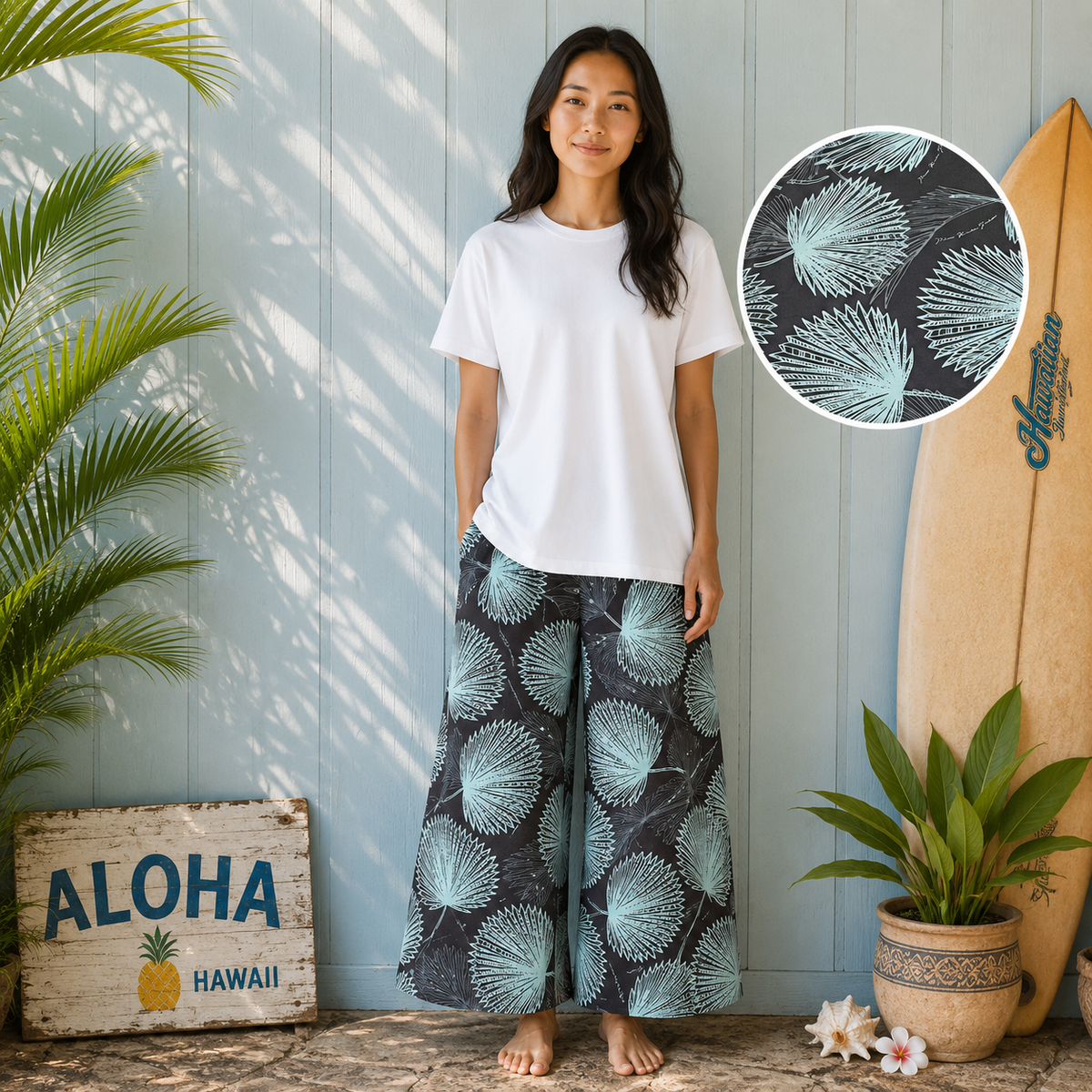Palm Leaf Resort Pants