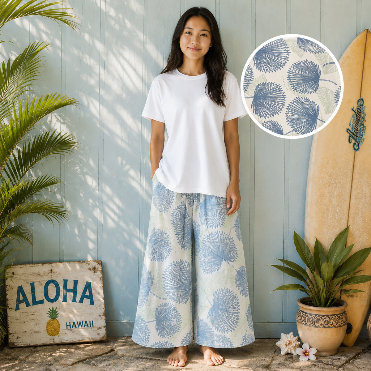 Palm Leaf Resort Pants