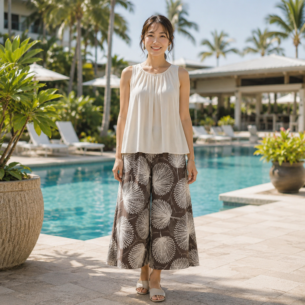 Palm Leaf Resort Pants