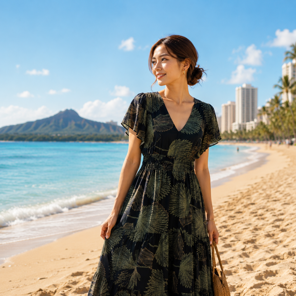 loulu_palm_vneck_rayon_dress