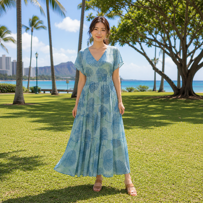 loulu_palm_vneck_rayon_dress